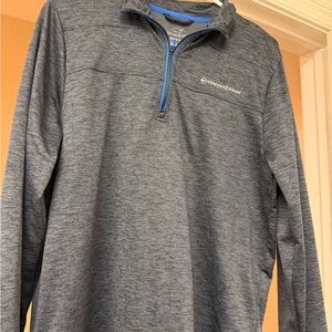 Vineyard Vines Gray and Blue Shep Shirt